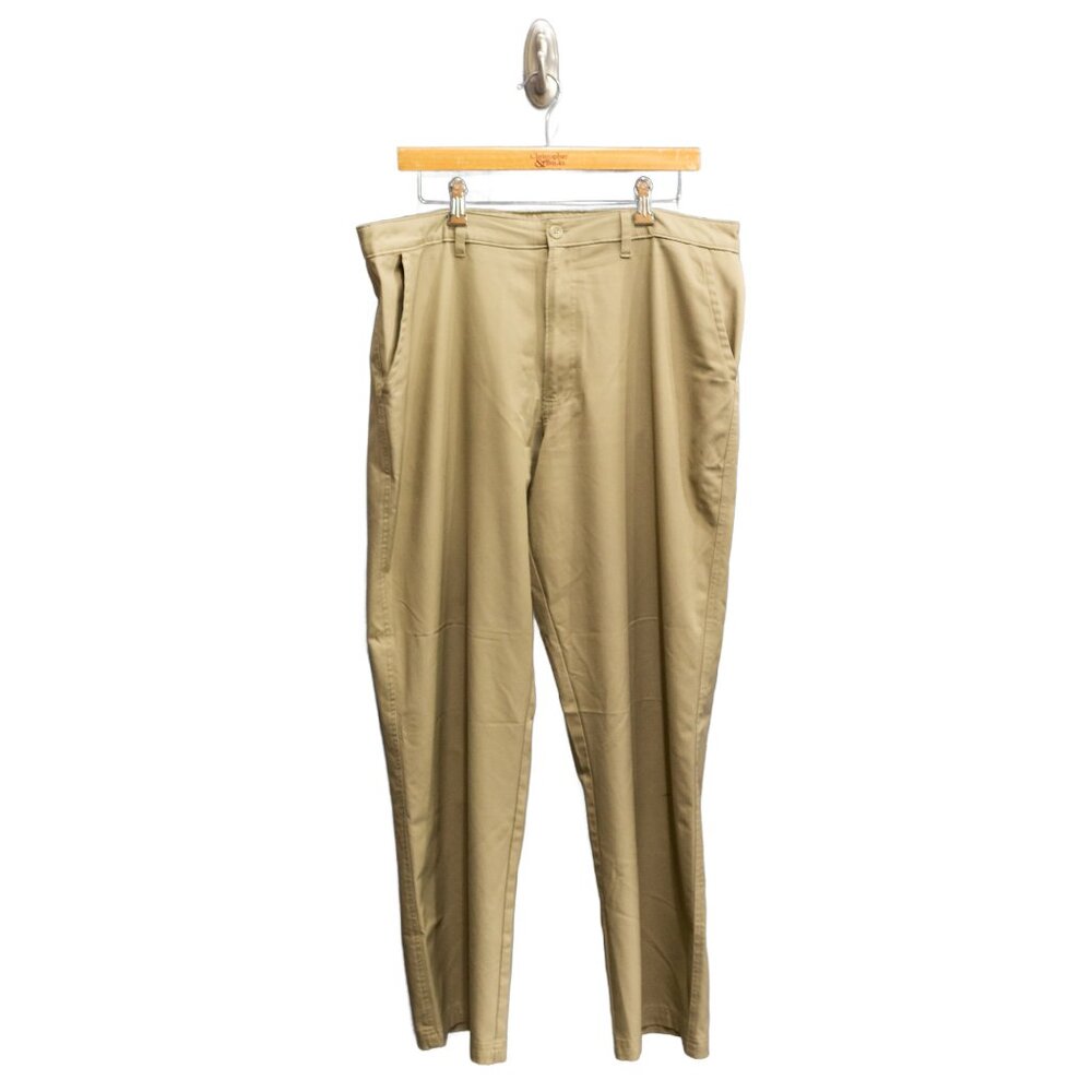 Champion Mens Performance Golf Pants, Khaki Size 38